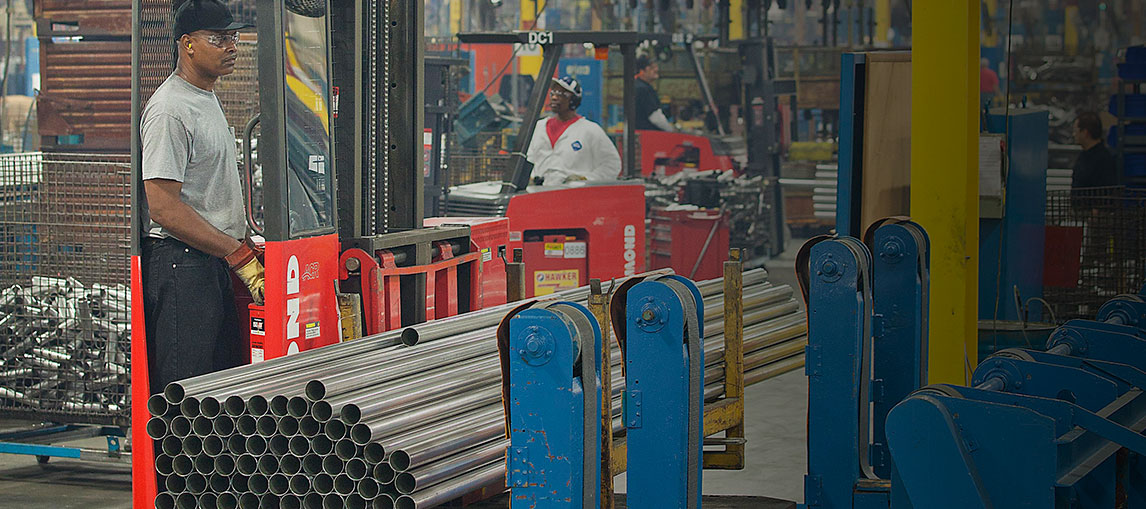 sideloader, long load forklift, transtacker