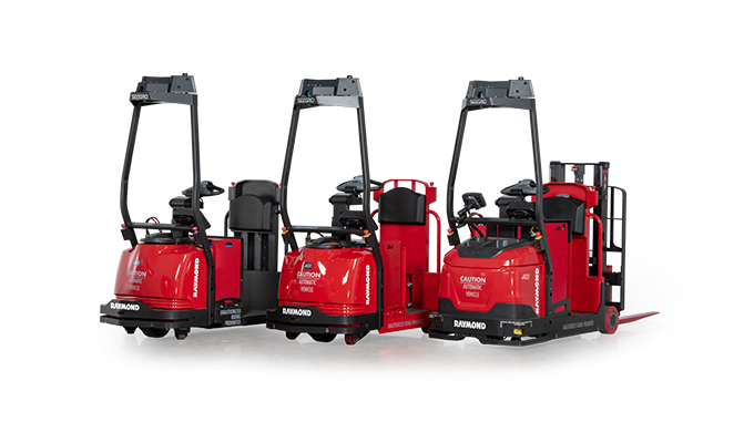 automated forklift, automatic forklifts, Raymond Courier